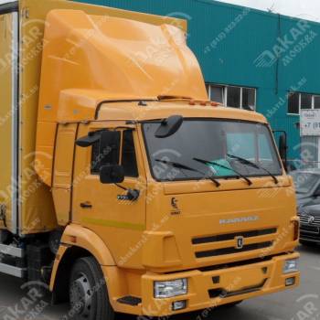 Cпойлер на КамАЗ 4308 желтый Cпойлер на КамАЗ 4308 желтый