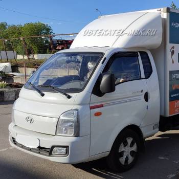 Обтекатель (спойлер) на Киа Бонго 3 (Kia Bongo III), K-2500, K-2700 (кабина с окном)